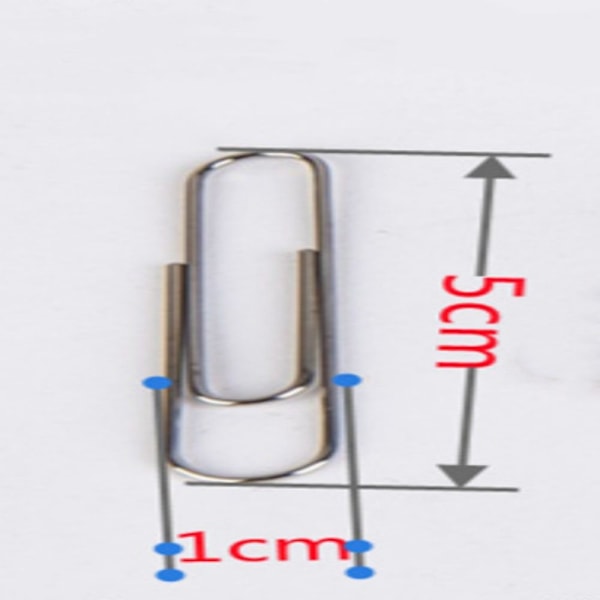 100 st Gem Metall Bokmärken Planer Clips Y