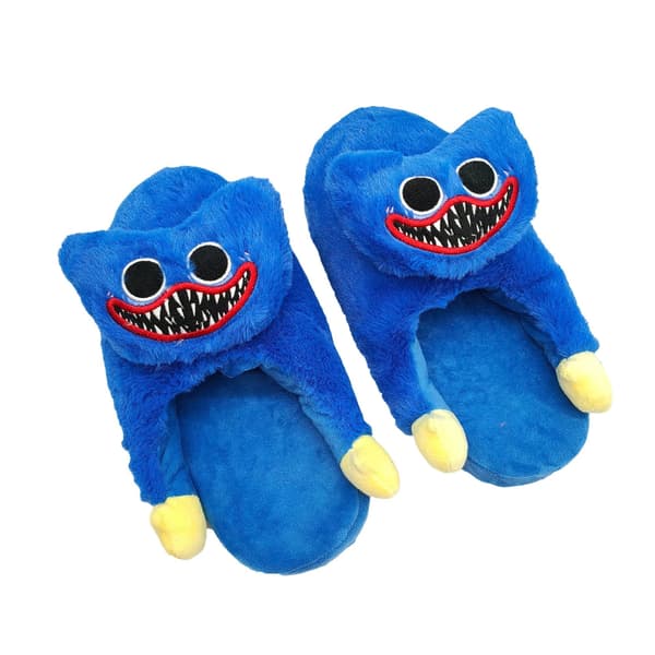 Nya plyschtofflor Plyschdocka Heta läskiga leksaker Barnpresentleksaker blue