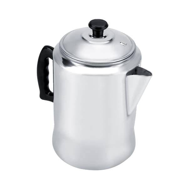 Kaffeperkulator kanna i aluminiumlegering, tekanna för spis med lock