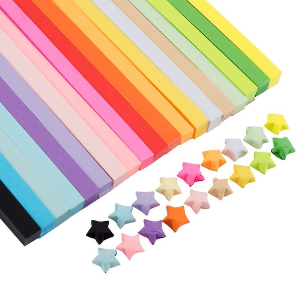 4050 st Färgglada vaser Star Origami Paper Origami Kids Star Origami Strip Star Vikpapper 25X1cm