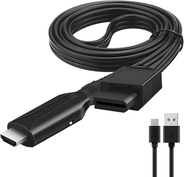 Wii til HDMI Konverter Wii HDMI Adapter Kabel 1m/3.2ft 1080P Egnet