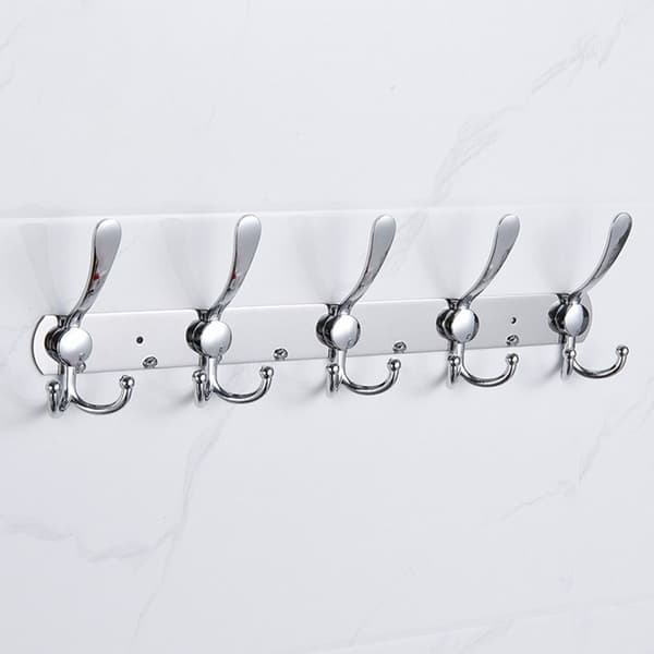 Oppbevaringsholder til soverom Hengende stativ SØLV 5 TRI KROKER 5 TRI Sølv Silver 5 Tri Hooks-5 Tri Hooks