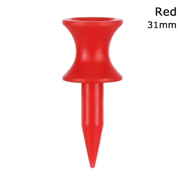 Golf Tees Golfer Ball Tees Holder RØD 31MM - spot salg rød z red 31mm