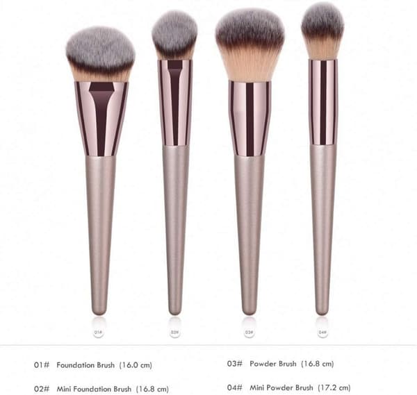 Makeup Børstesæt Foundation Blush Blender Konturbørste Ansigt