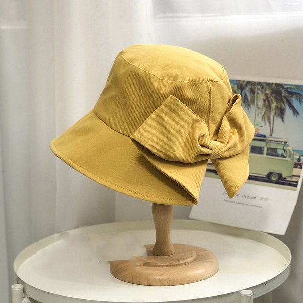Bomulls bøttehatter Dame Sommerhatt 1 1 1 1