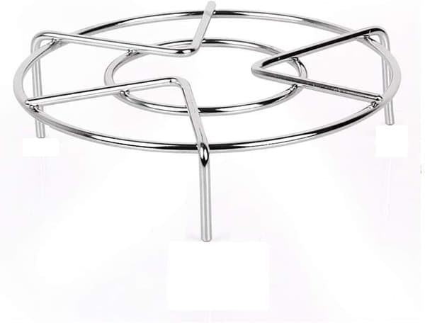 Damperstativ, Damperstativ, Damperkurv, Kraftig rustfrit stål metal multifunktion (5,9\" diameter X2\" høj) M