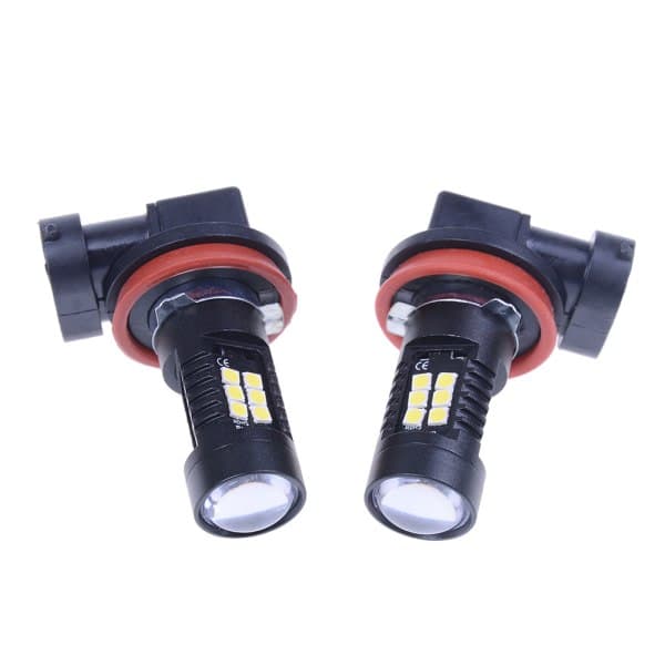 2x H8 H11 6000K 30W Högpresterande Cree LED Dimljus CDQ