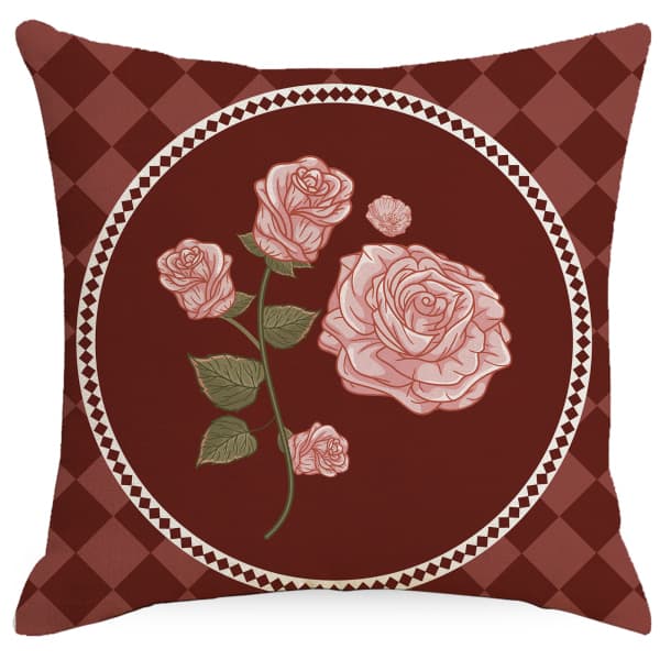 Set med 4 kuddfodral, 45x45cm, dekorativa