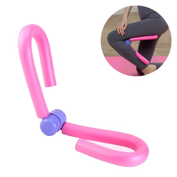 Thigh Master Multifunktionell Träningsutrustning för Benmuskler Pink