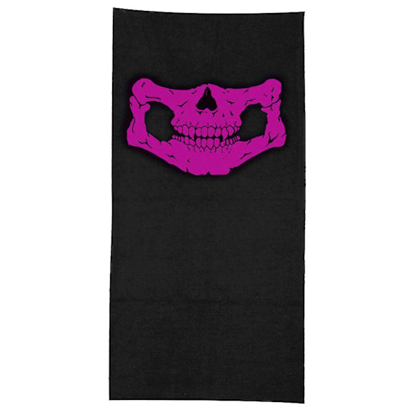 Pink Skelet Maske / Tørklæde / Halstørklæde | Halloween - Skelet Maske Rosa Pink
