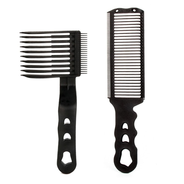 Barber Fade Combs Hårklippningskam Böjd kam