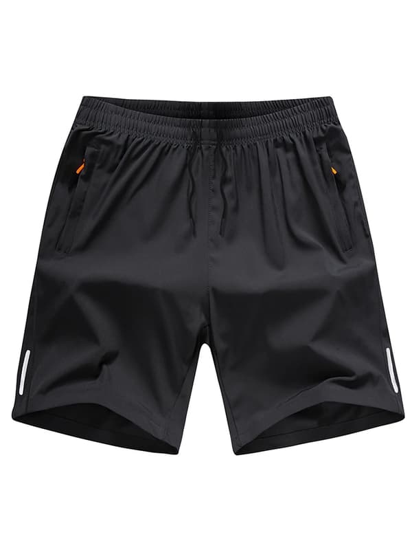 Mænds afslappede strand is silke kølige åndbare elastiske slanke hurtigtørrende shorts stor størrelse blå blå Blue 8XL