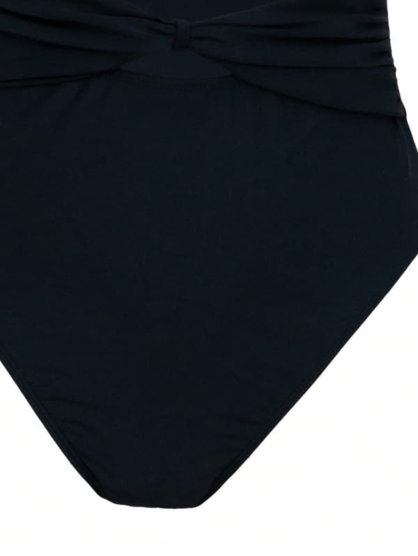 2026 Ny Halter One-Piece Badedragt og Slå-om-nederdel Sæt til Kvinder (Hot Spring Stil) red M
