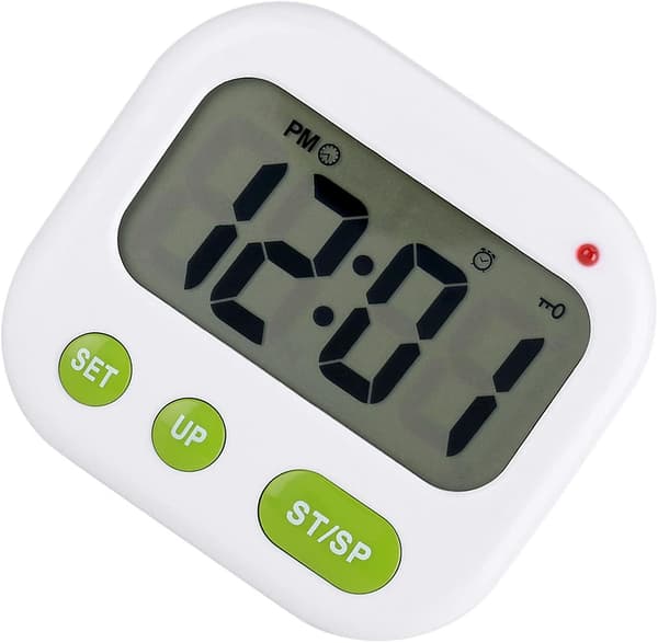 Vibrerande väckarklocka under kudden, digital LCD-väckarklocka med musik/vibration