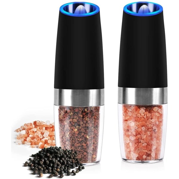 Gravity Pepper Mill Elektrisk salt- og pepperkvern Krydderkvern 1 stk CDQ Y z