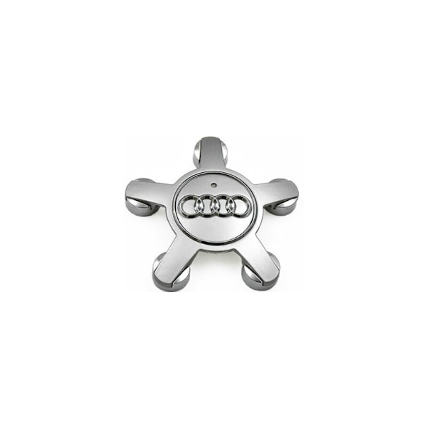 Audi 135 mm navkapslar, set om 4, silver - modell 4F0601165N