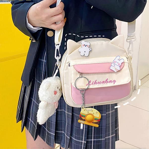 pc Mini Pop it Nøgleringe, Mini Mad & Drik Fidget Sensorisk Tryklegetøj, Fidget Stressaflastende Nøglering Gave til Børn Cola