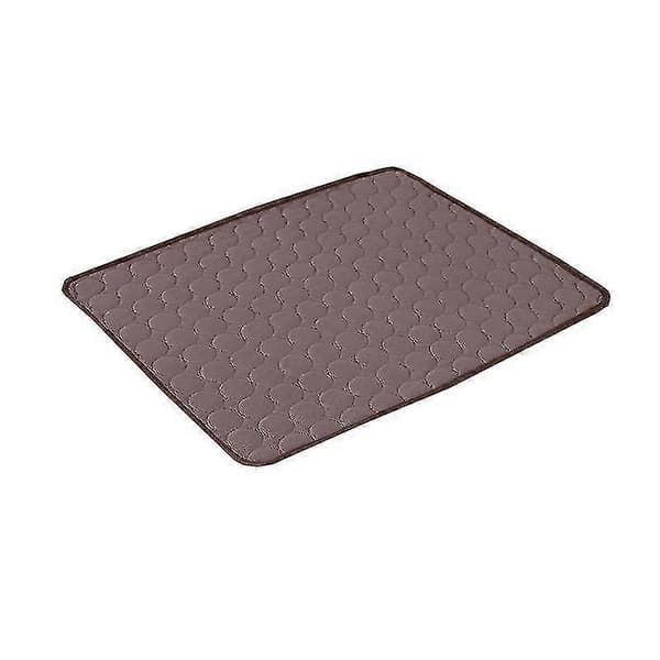 Kølemåtte til kæledyr, kølepude til hunde, kølemåtte til kæledyr, køletæppe til hunde og katte BRUN BROWN L 70-55cm