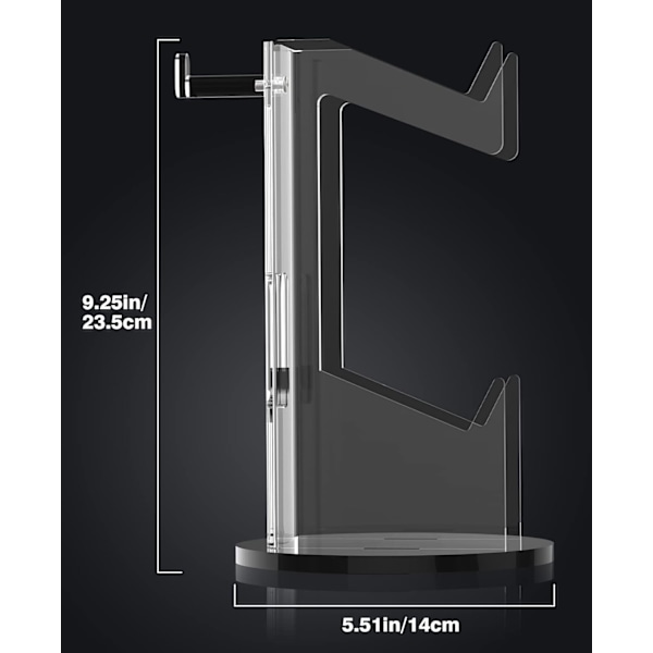 2-i-1 spilcontroller & headset-stativ til PS4, PS5, Xbox Y