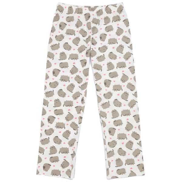 Dame/kvinde Nah Lang Pyjamas Sæt XL Hvid/Grå Hvid/Grå White/Grey XL