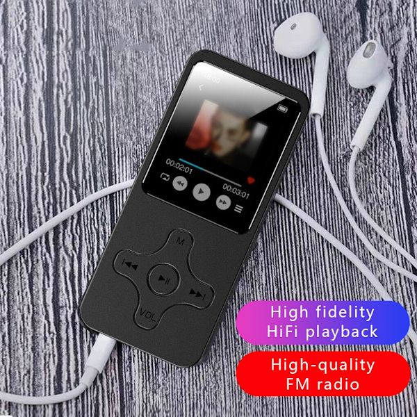 MP3-spelare Bluetooth-kompatibel V4.0 Portabel HiFi Musikhögtalare 32G