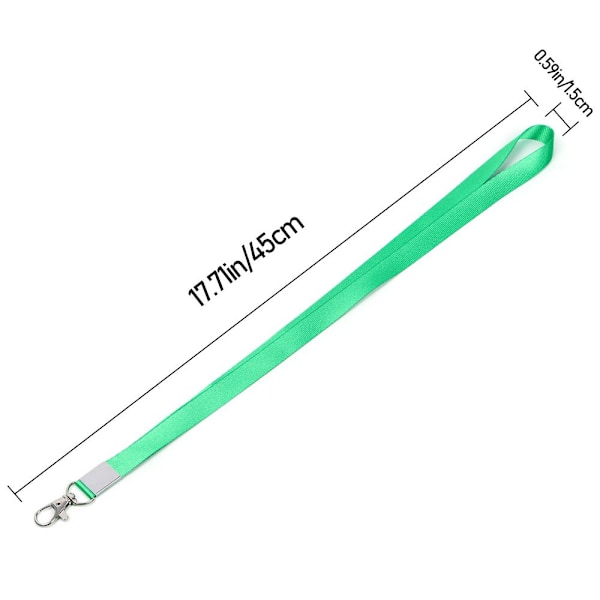 1 stk Halsbånd Lanyards ID-kortholder RØD - spot salg-idda Red