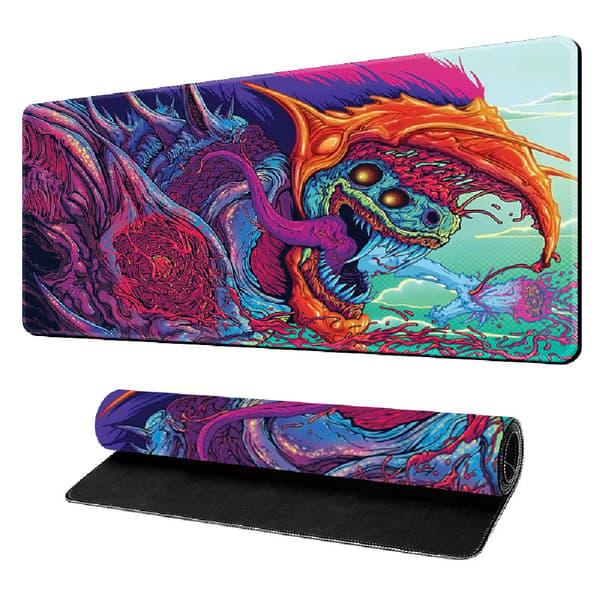 Musematte, Monster Gaming - Flerfarget A 400*900*3mm