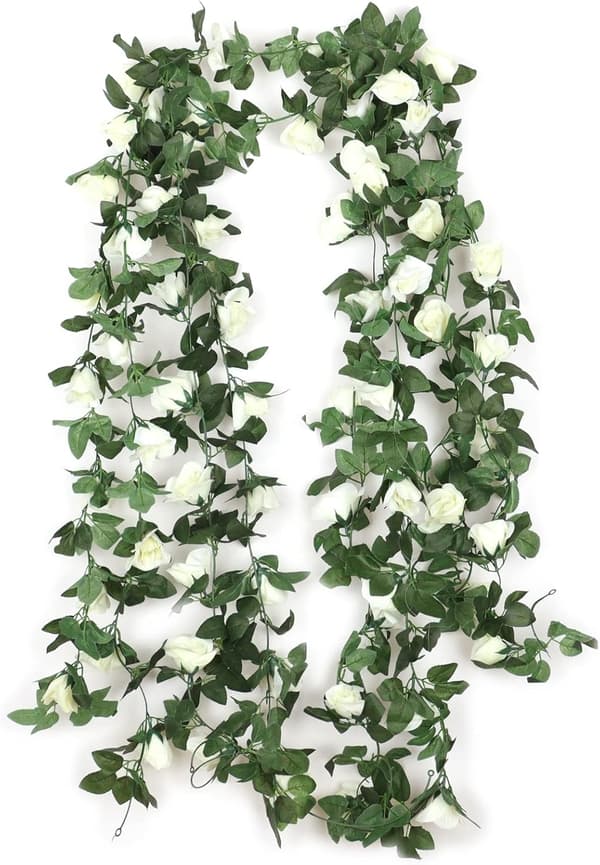 Kunstig Blomsterguirlande Kunstige Blomster Vin Blomsterguirlande D