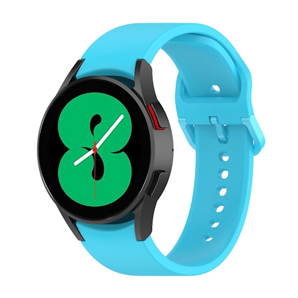 Silikoniranneke Samsung Galaxy Watch4 40mm / 44mm:lle, tasainen solki Sky Blue