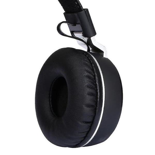 Hörlurar Trådlösa Bluetooth hörlurar Over Ear Headset Stereoljud, djup bas, 40h speltid, mjuka öronkuddar för resor hemklass RED