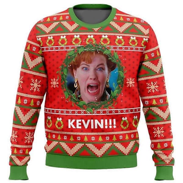 Julemand Tegneserie Sweater til Kvinder og Mænd - Sjov Jule Sweater til Efterår og Vinter 2 S 2 2 S