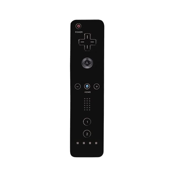 1 pakke klassiske trådløse controllere kompatible med Wii og Wii U Black