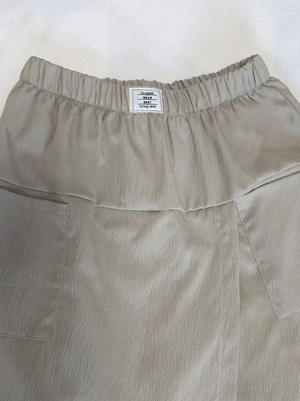 2026 Nye afslappede lommeskorts til kvinder (shorts-nederdel) black M