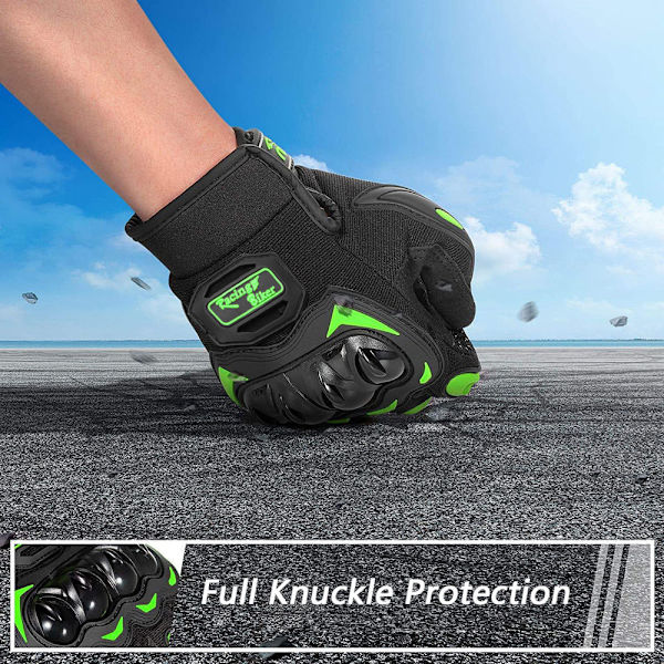 Motorcykelhandsker Touchscreen Motorcykelhandsker Sort Black L