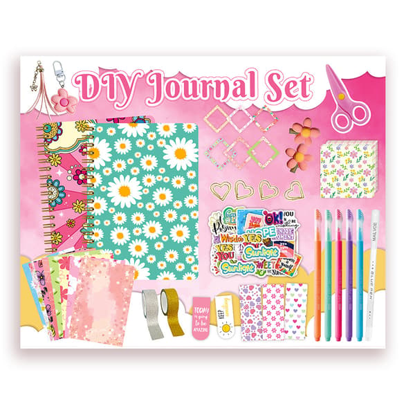 DIY Scrapbog Journal Sæt – Børne Papirvarer Sæt (Perfekt til pigefødselsdage)
