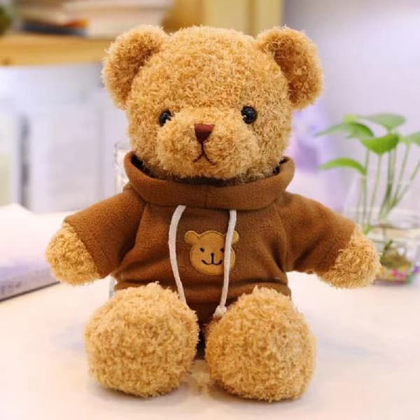 30 cm håndlavet bamse plyslegetøj gaver tøjskifte A13