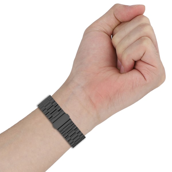 Metallklokkereim for Redmi Watch 4/Xiaomi Band 8 Pro Svart Sort