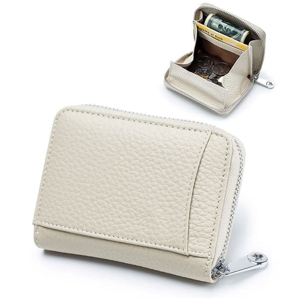 Feiende Organizer Lommebok Dame Mynt Kort HVIT white