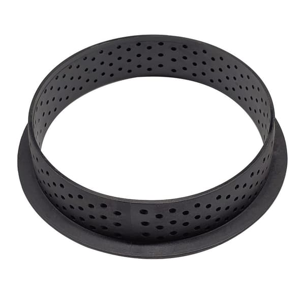 #Pieces Kakeform Runde Former Baking Perforerte Ringer Non-Stick Kakekutter Ring for Kakedekorasjon#