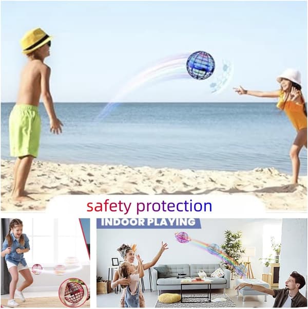 1-pack UV-vakuumpläterad Mini Smart Induktions-Boomerang-leksak för barn - Present Red