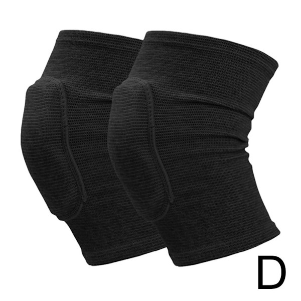 Svamp Sport Knäskydd Dans Volleyboll Basket Dans Knäskydd black M