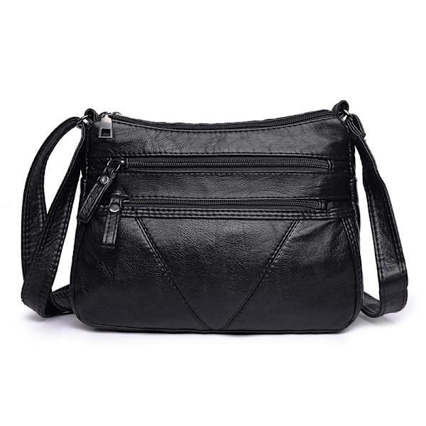 Mjuka och smidiga handväskor, axelväskor, crossbody-väskor och budväskor i PU-läder för kvinnor Style 1