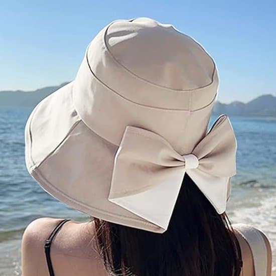 Dame Solhat – Bred Skygge, Sammenfoldelig, UV-beskyttende – Ideel til Sommer – Hat med Vindtæt Hagerem black