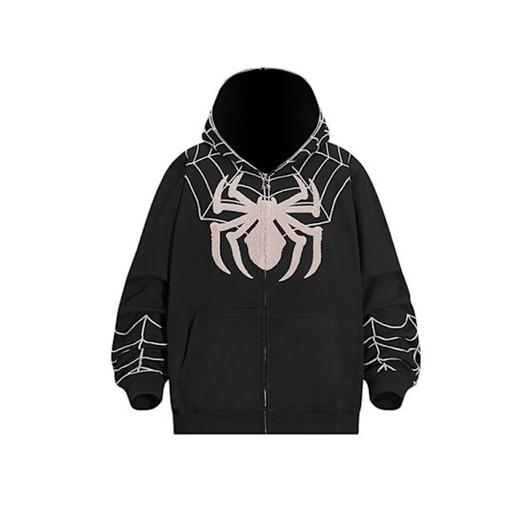 Halloween-hoodies för män 2024, rea, spindelnätsmönstrad hoodie, nyhet 3D-tryckt hoodie #1 #1 S