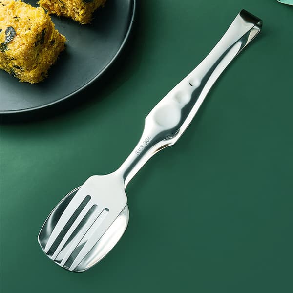 Mattang i rustfritt stål med sklisikkert grep for flere formål 304 Clamp Forks Spoons