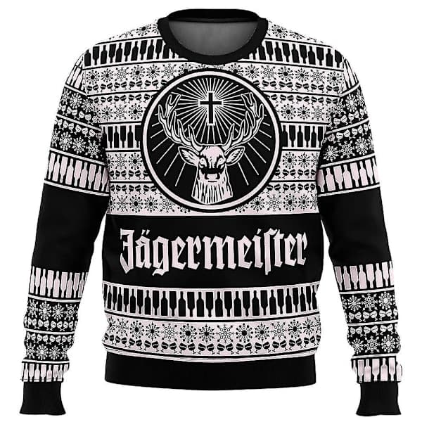 Jägermeister Jultröja Pullover Herr 3D Tröja Toppar-A 1 1 XS