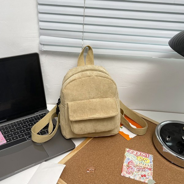 Mini Ryggsekk Små Ryggsekker KHAKI khaki