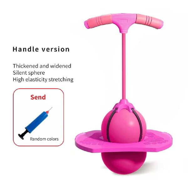 Barns hoppboll, förtjockad och explosionssäker, sensorisk integrationsträning balansboll, höjdökande hoppboll träningsutrustning pink