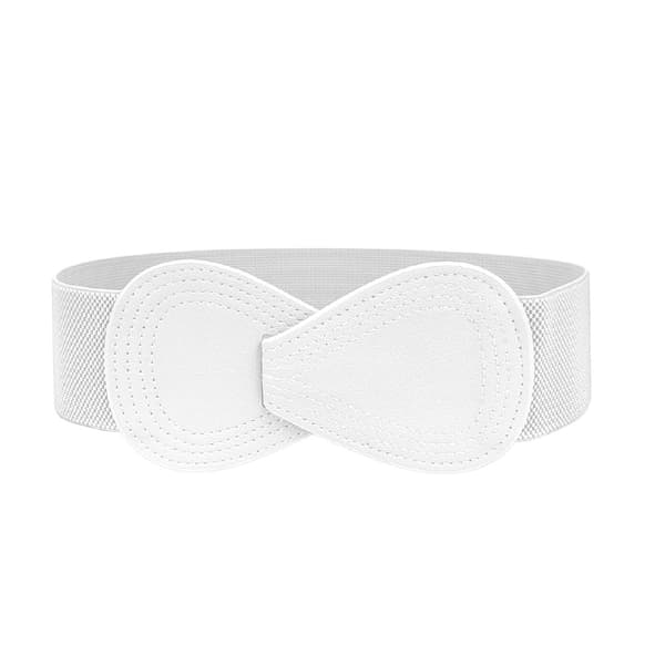 Låsspänne elastisk midjeband för kvinnor elastisk elastisk midjeband klänning dunjacka omlott midjeband