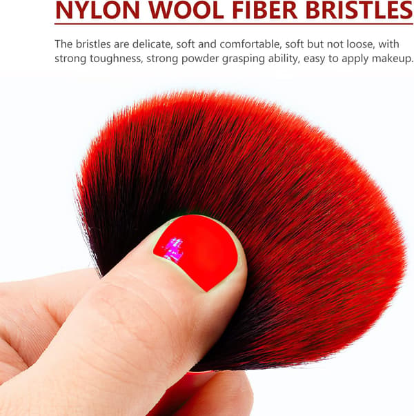 Pudderkost, Rougekost, Stor Ansiktskost for Løst eller Presset Pudder